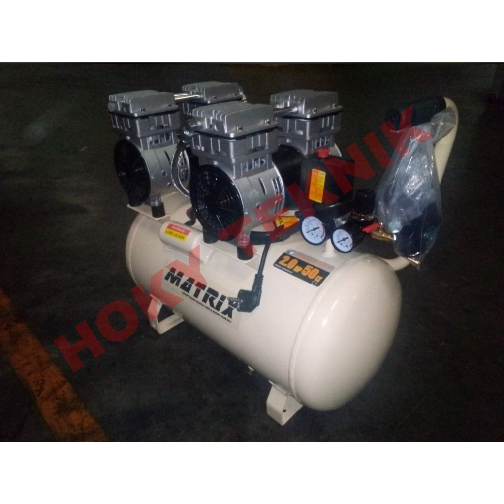 Kompresor Udara 2HP Silent Oilless  tanpa Olie Matrix