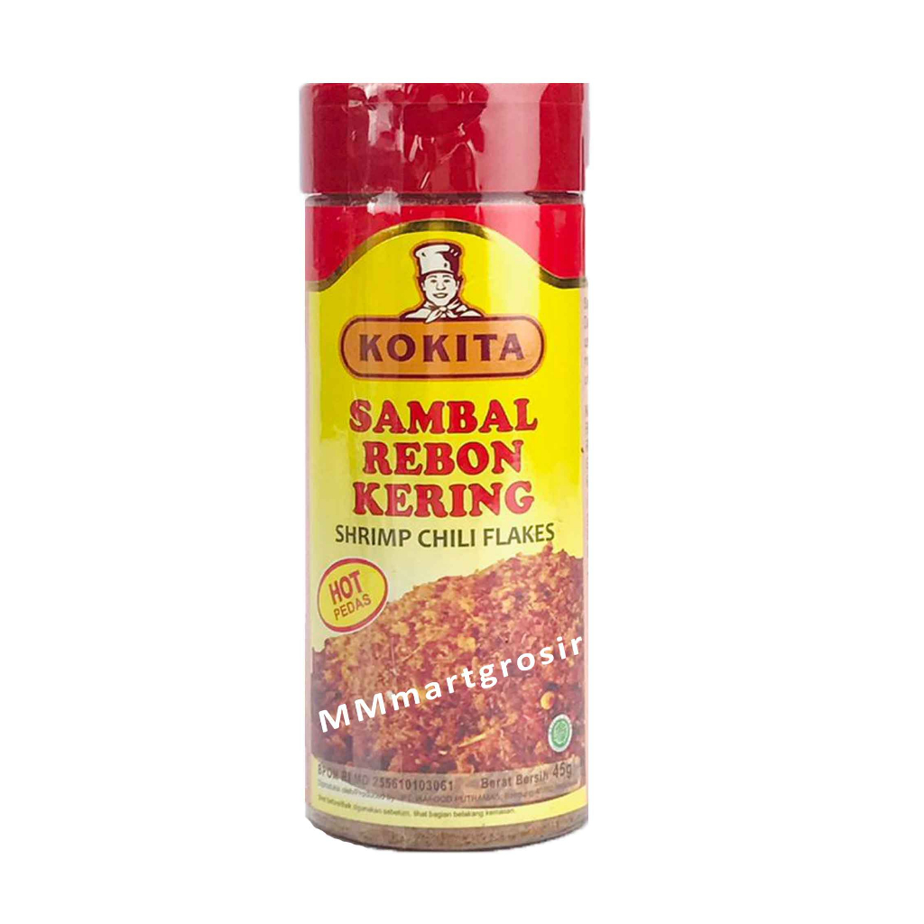 Kokita/ Sambal Rebon Kering/ Shrimp Chili Flakes/ 45gr