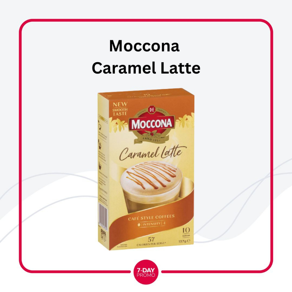 Moccona Coffee Instant Sachet Caramel Latte