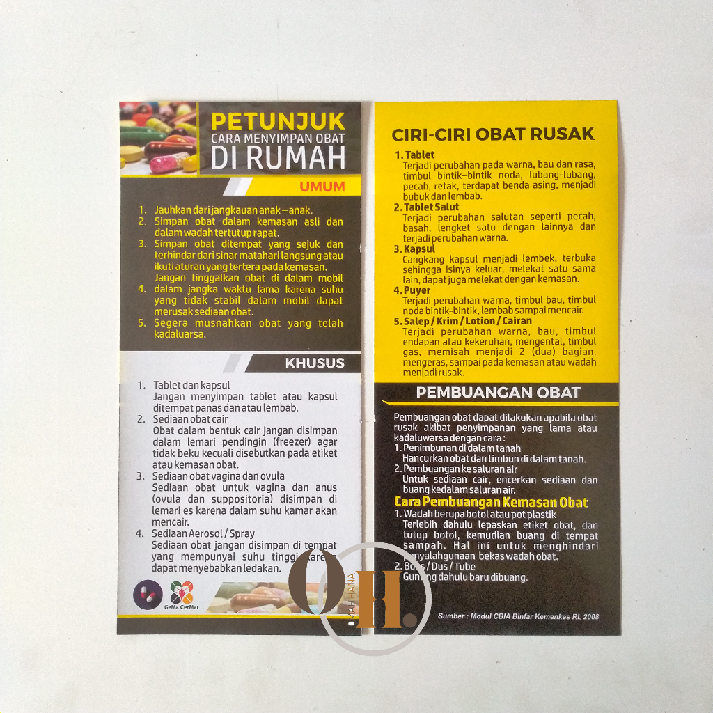 

Flyer Cara Menyimpan Obat Dirumah - Flyer Dagusibu - Flyer farmasi - Flyer antibiotik