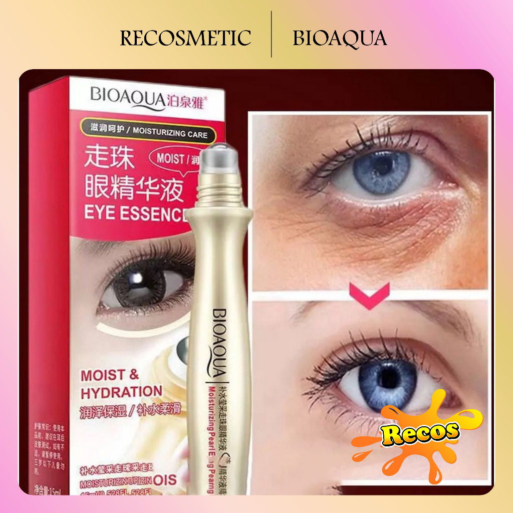 BQ ROLL BRIGHT EYES Care Eye Essence Roll Serum Mata Panda Kantung Mata Original