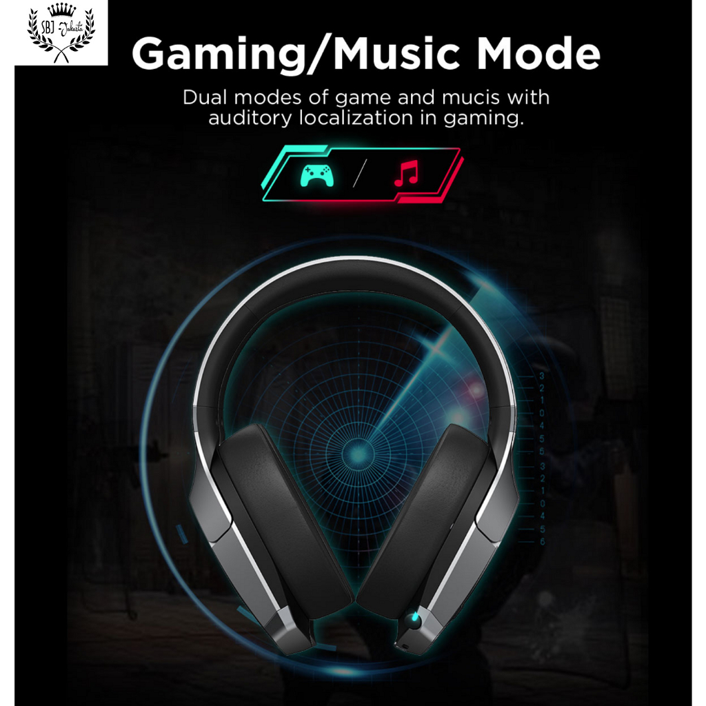 Headphone Hecate GX Gaming Headset Headphone HiFi HD Audio Dual Mic ENC Hecate by Edifier