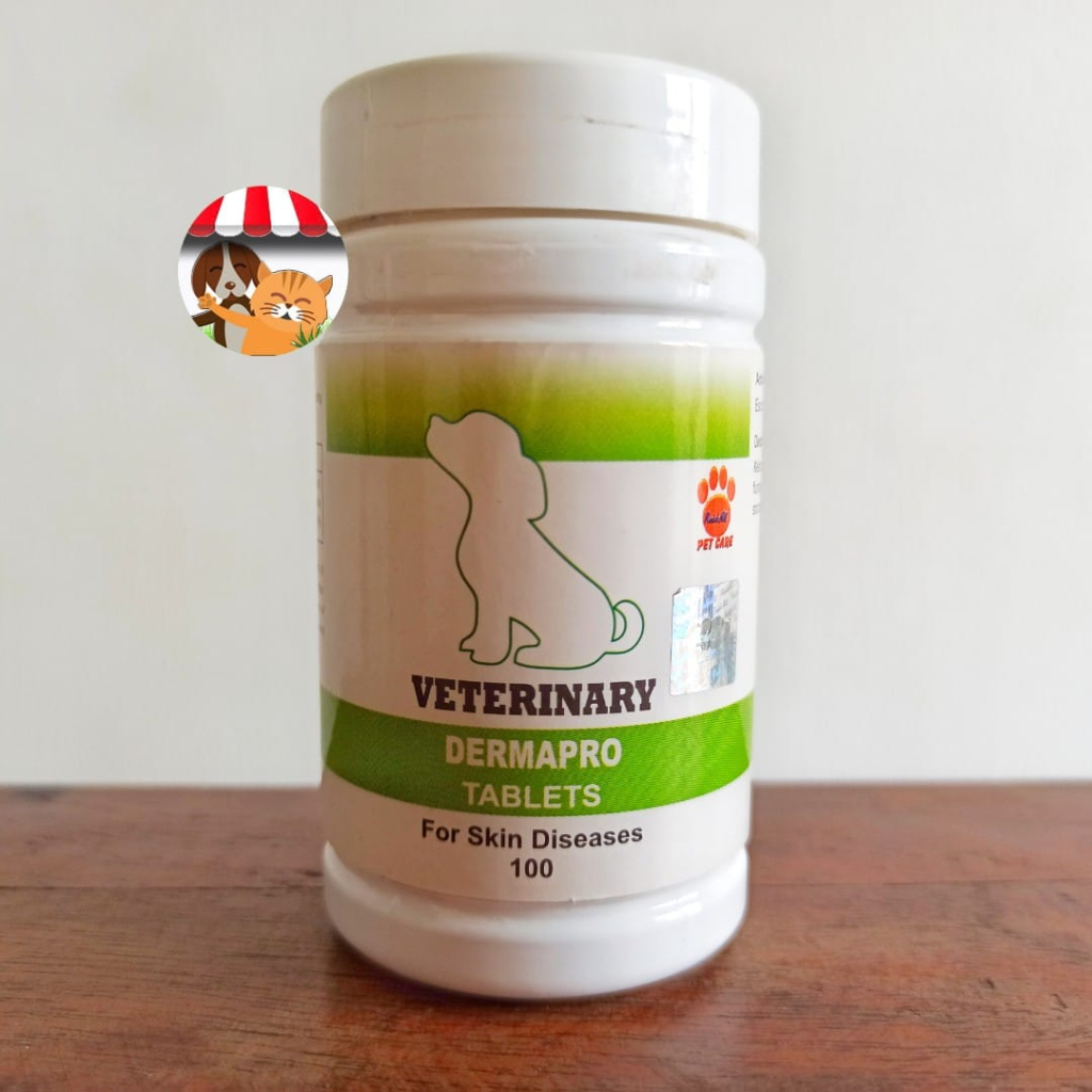 Supplement Dermapro Tablet Small Dog - Obat Jamur Scabies Anjing Kecil