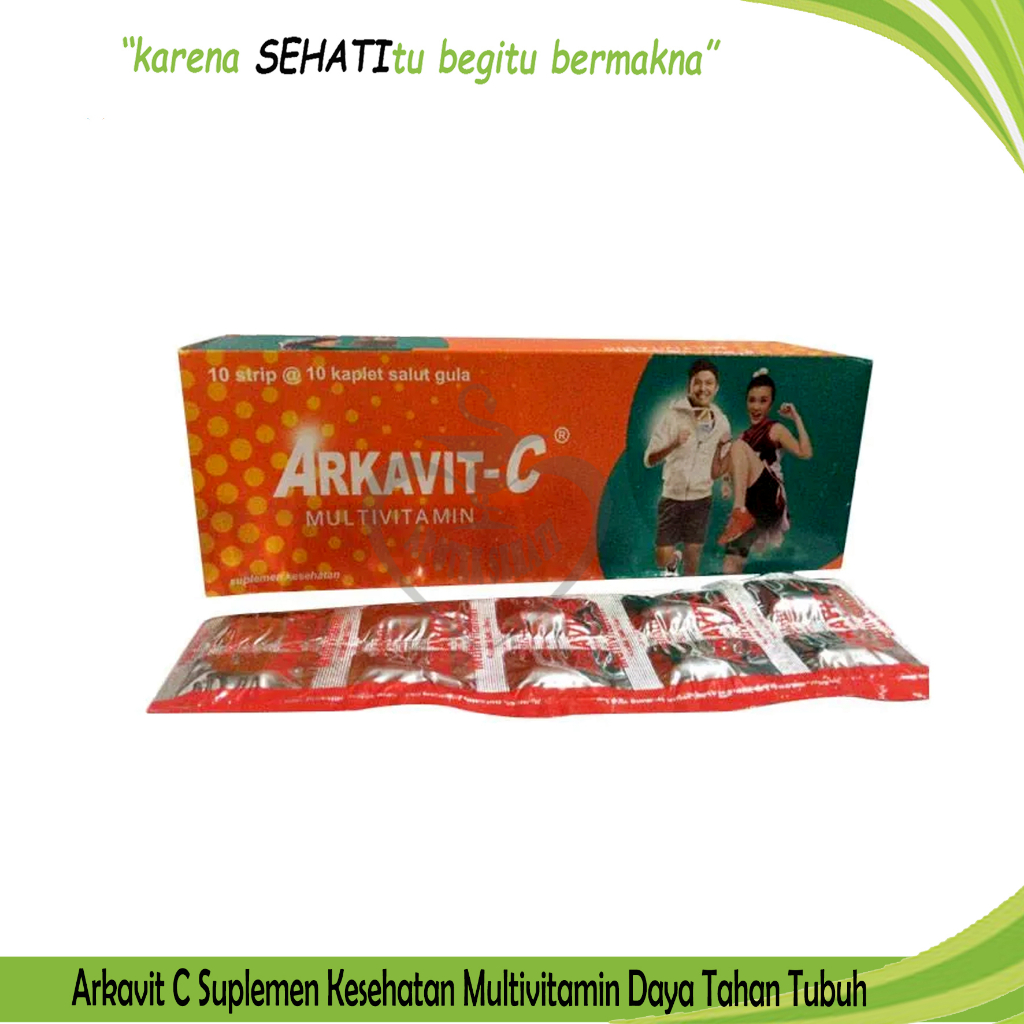 Arkavit Tablet Suplemen Kesehatan Multivitamin Daya Tahan Tubuh