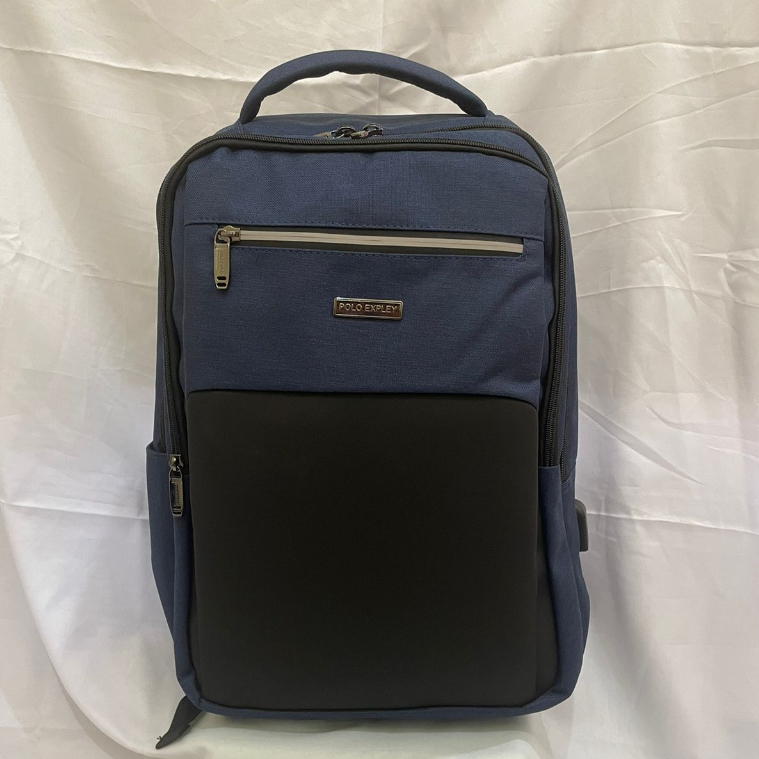Tas Ransel Anak Sekolah POLO EXPLEY | Tas Laptop 14" - Blue 5826