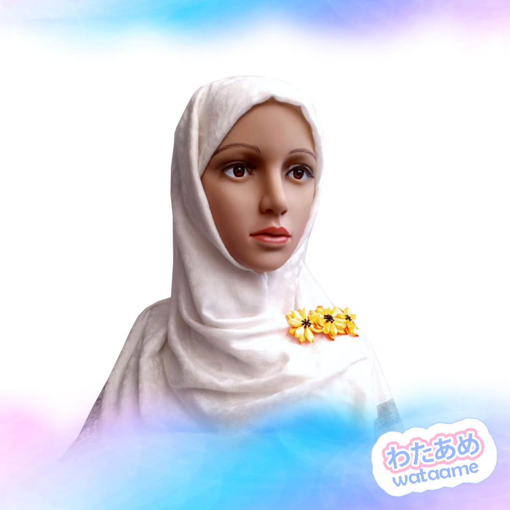 Bros Hijab Jilbab Bunga Matahari Sunflower Handmade Brooch