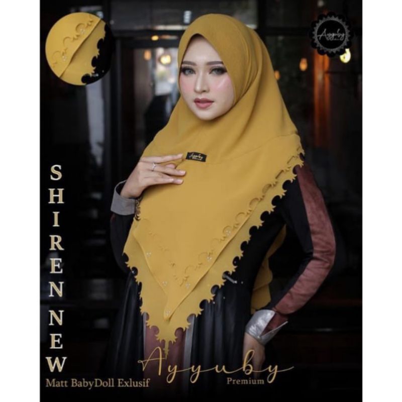 Hijab/Khimar SHIREN Ceruty POLOS ori AYYUBY
