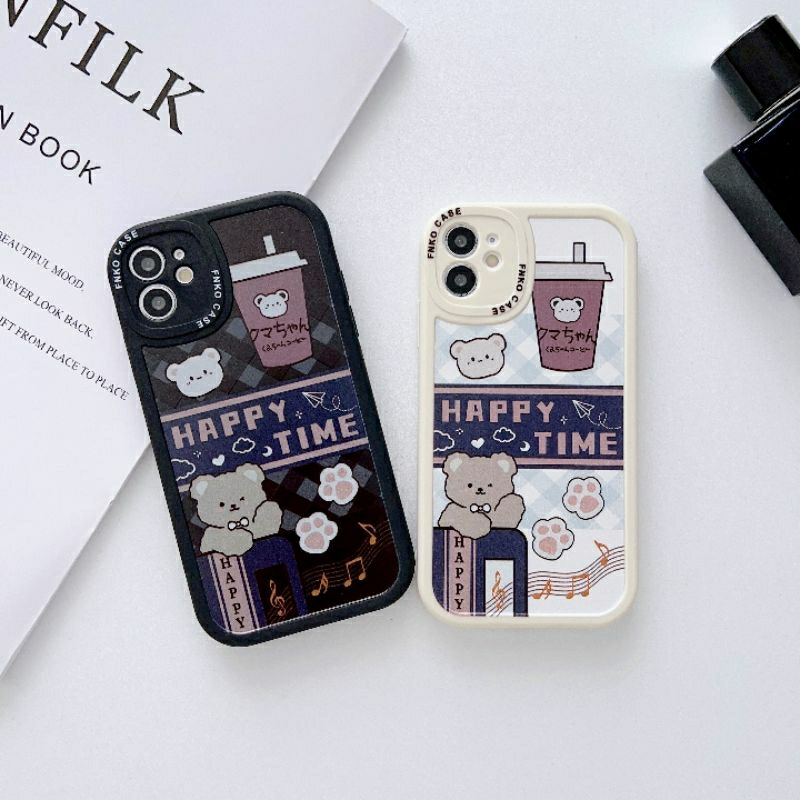 K018 K019 SOFT CASE CUTE HAPPY TIME SAMSUNG A04 A04E A04S A03S A03 A03 CORE A21S A11 M11 A10S A20S A