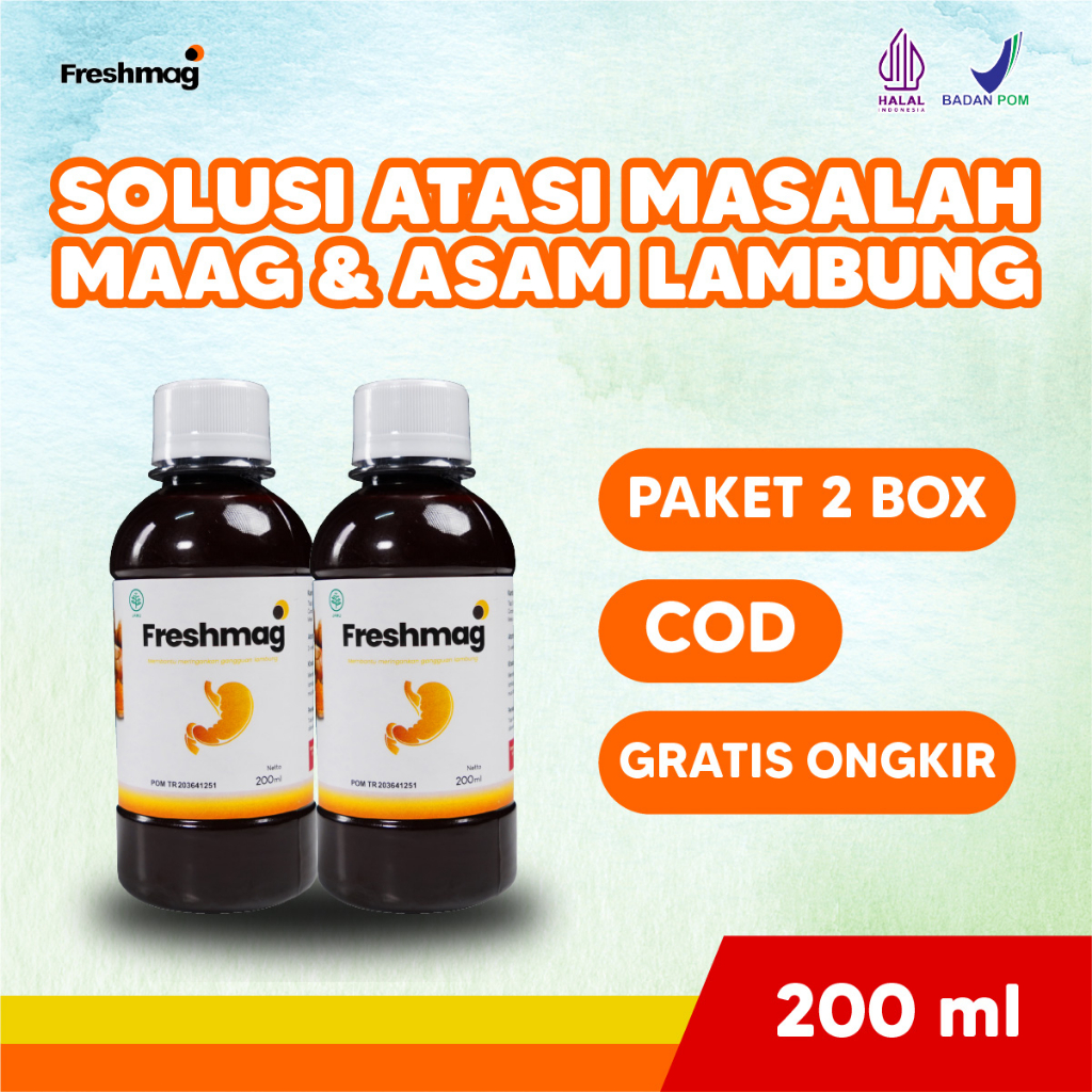 

Freshmag Freshmaag Presmag Preshmag Original Paket 2 Botol Atasi Masalah Maag Asam Lambung Gerd Pencernaan