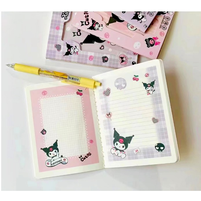 MINI NOTEBOOK SANRIO ATS ALAT TULIS SEKOLAH BUKU CATATAN SANRIO MEMO SANRIO STRAWBERRY BEAR KUROMI MINI BOOK BUKU MEMO KECIL CINAMORROL MINI DIARY SANRIO @banyak