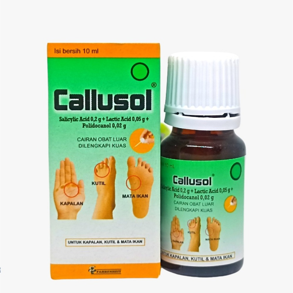 Callusol - Obat Mata ikan,Kutil,Kapalan || kutilan