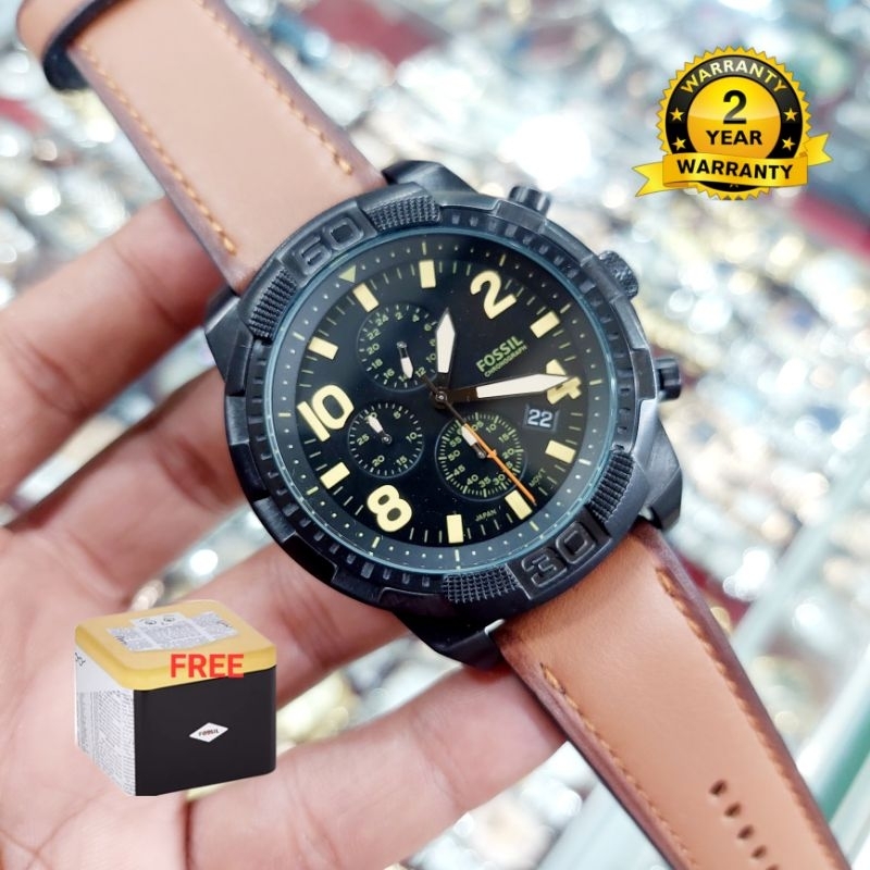 Jam Tangan Pria FOSS IL FS5714 Bronson Series Leather Original