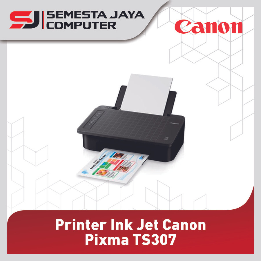 PRINTER Canon PIXMA TS307 WIRELESS RESMI