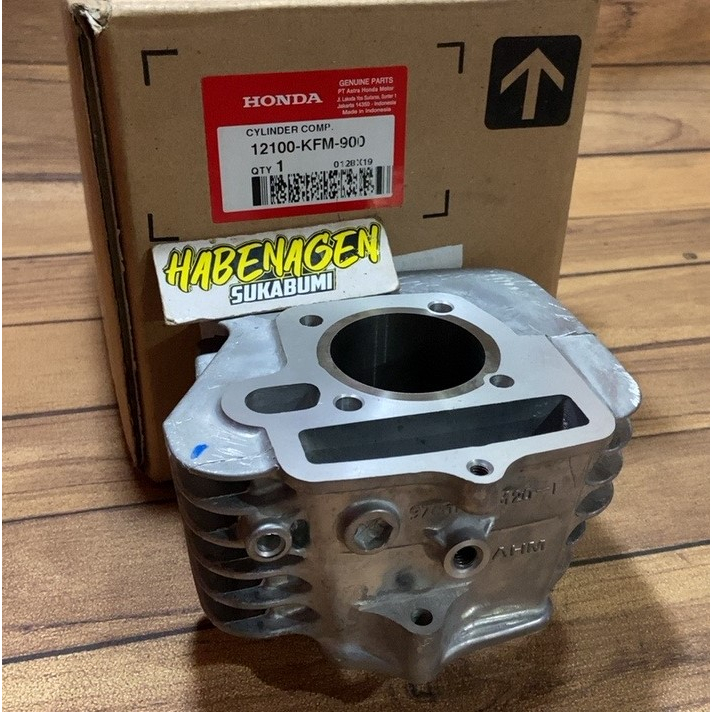 boring buring blok seher seker cylinder piston legenda 2 supra fit lama new revo 100 karbu ori AHM