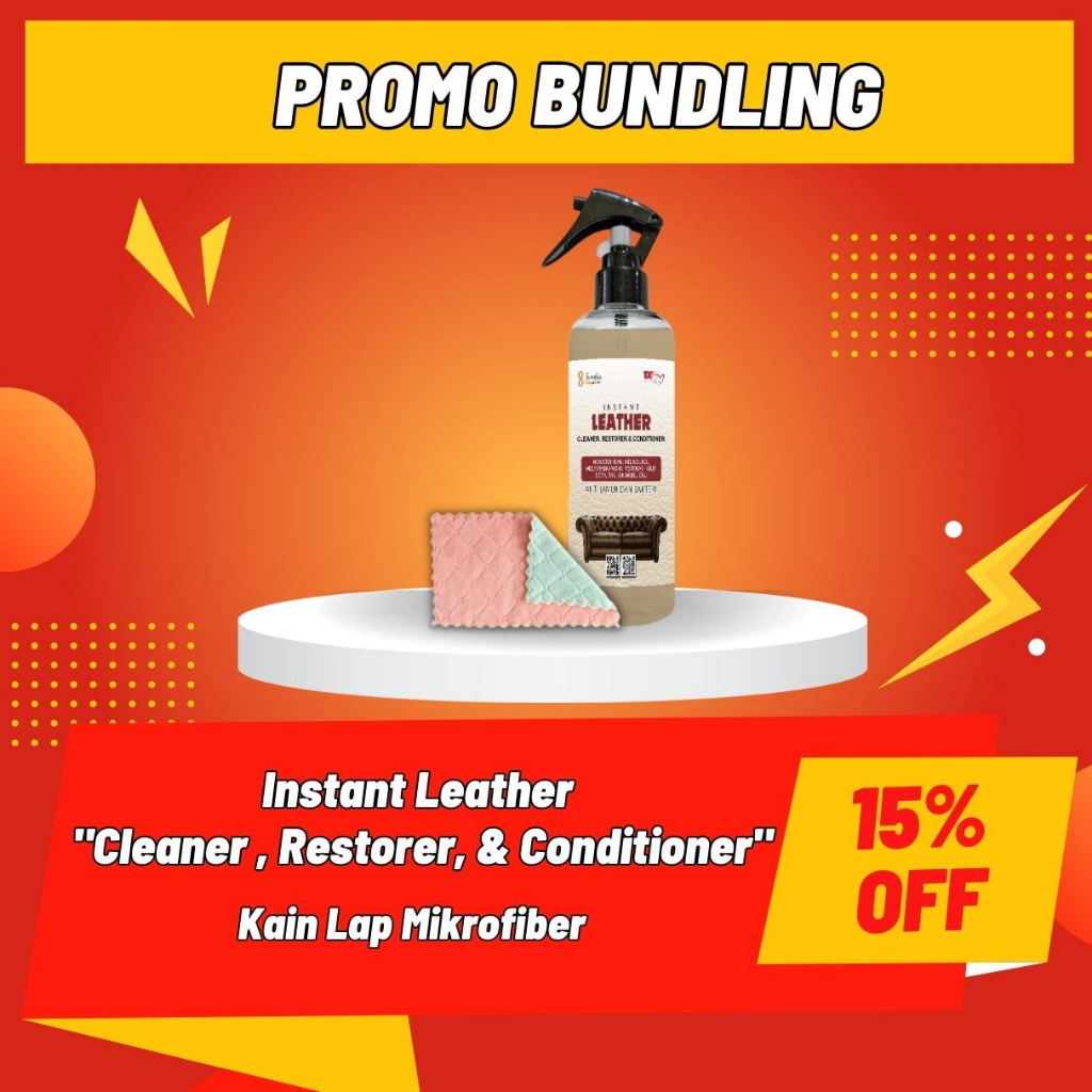 Leather Instan Cleaner Restorer Conditioner Tas, Sofa, Jok Mobil / Melindungi Material Kulit 250 trigger