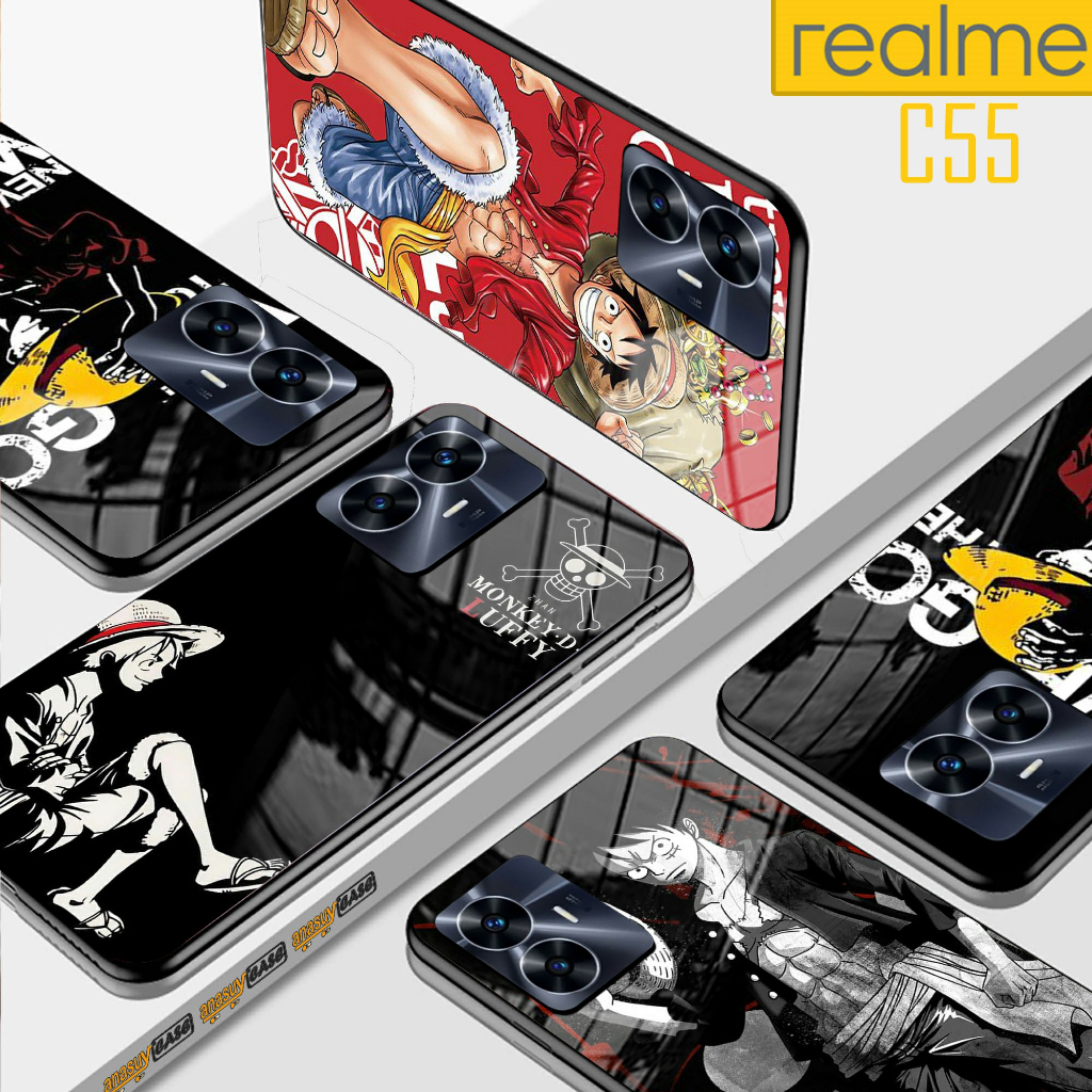 Jual Softcase Glossy Glass ONE PIECE Realme C55 Terbaru [SC157] Casing Handphone C55 - Pelindung Handphone - Aksesoris Handphone - Case Handphone Realme C55 - Glass kaca - anasuycase _ Shopee Indonesia