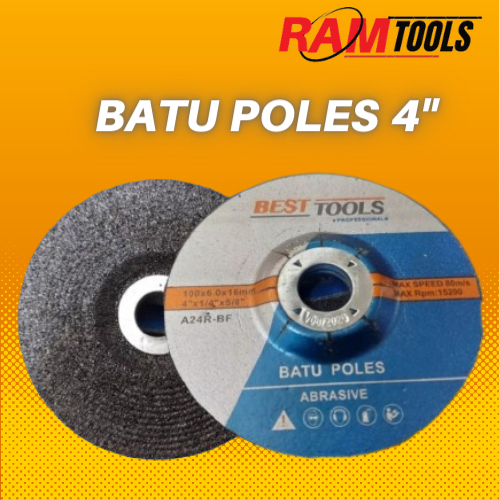 Mata Batu Gerinda Poles Asah 4 Inch Flexible Grinding