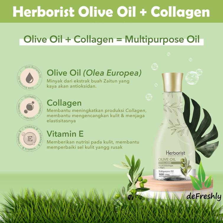 Herborist Minyak Zaitun + Collagen / Olive Oil + Collagen 75ml