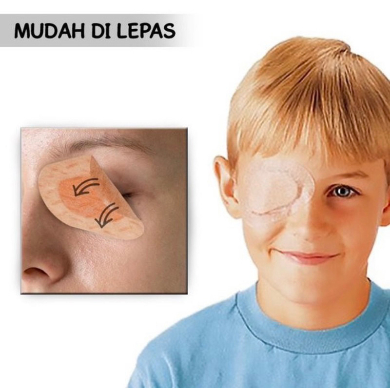 Nexcare opticlude eyepatch junior isi 20 ( penutup mata ukuran anak )