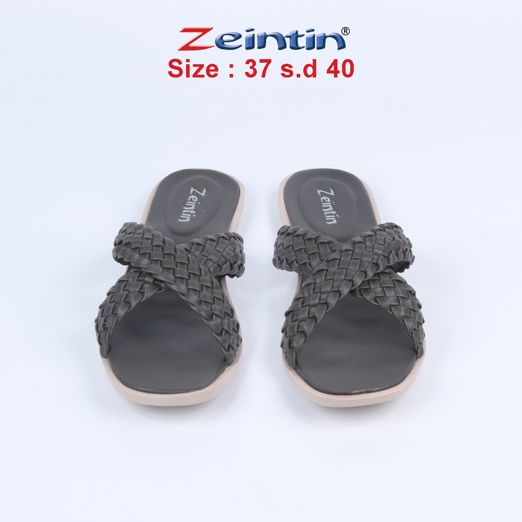 Zeintin - Sandal Wanita Selop Terbaru Sandal Teplek Wanita Bahan Kulit Sintetis SS