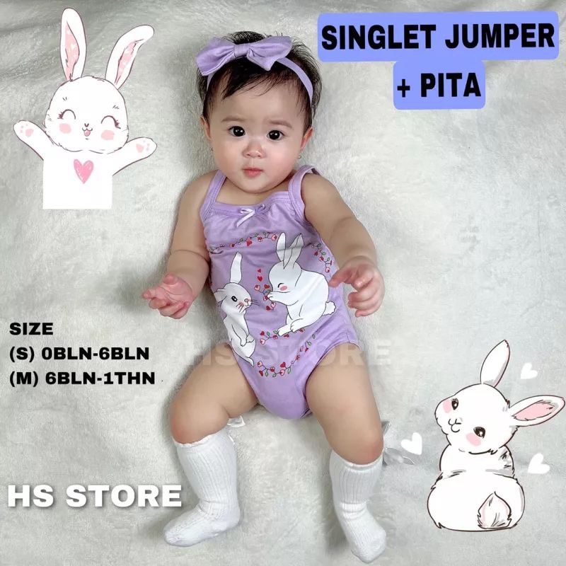 HARGA GROSIR ! JUMPER TANGTOP BABY GIRL  / JUMPER SINGLET BAYI CEWE / BAJU BABY PEREMPUAN / JUMPER BAYI PEREMPUAN