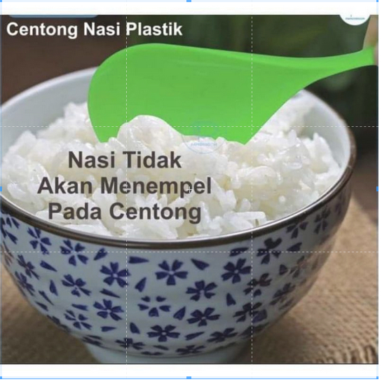 Centong Plastik / Centong Nasi Plastik /Centong Warna- Warni