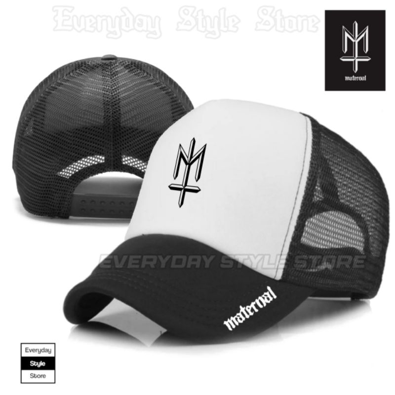 Topi MATERNAL DISASTER Trucker/Jaring Distro Lokal Brand