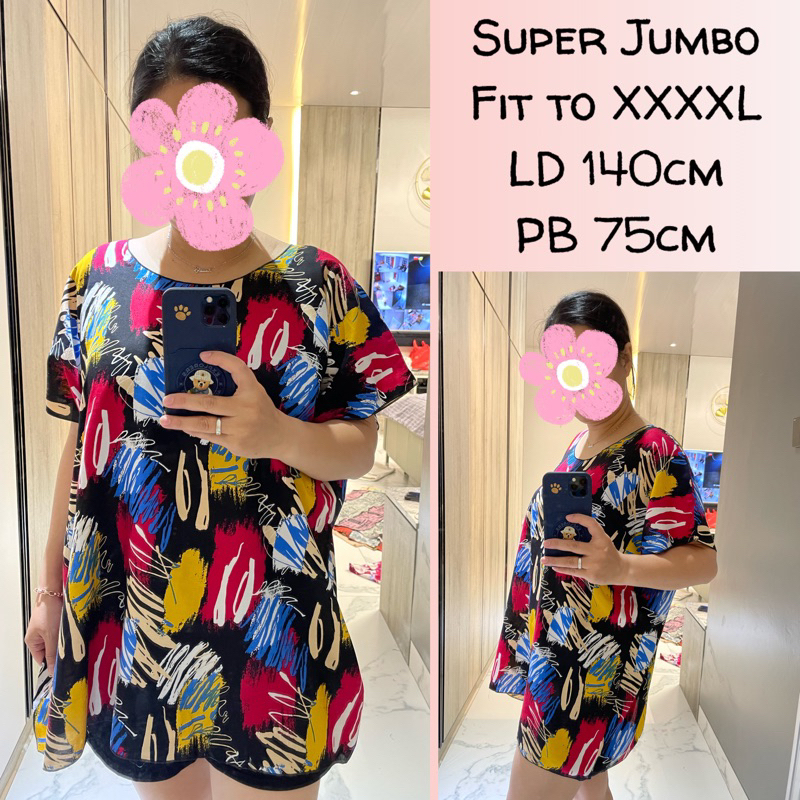 BAJU BALI SUPER JUMBO FIT TO XXXXL SJ/E REAL PICT