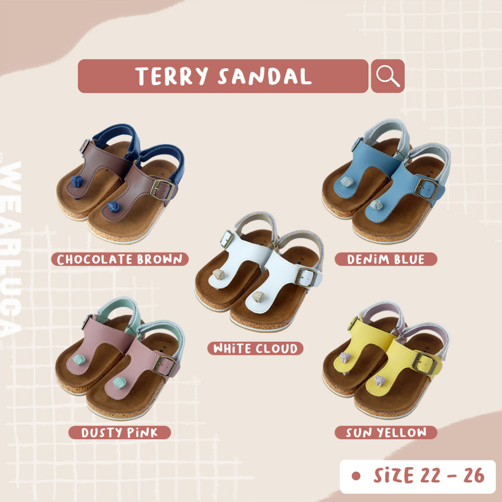 WEARLUCA Terry Sandal Anak 22-26