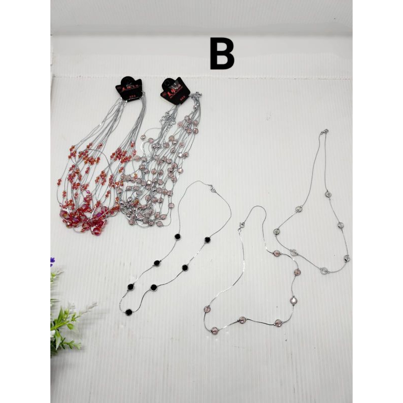 Kalung cantik &amp; elegan motif mutiara harga/pcs