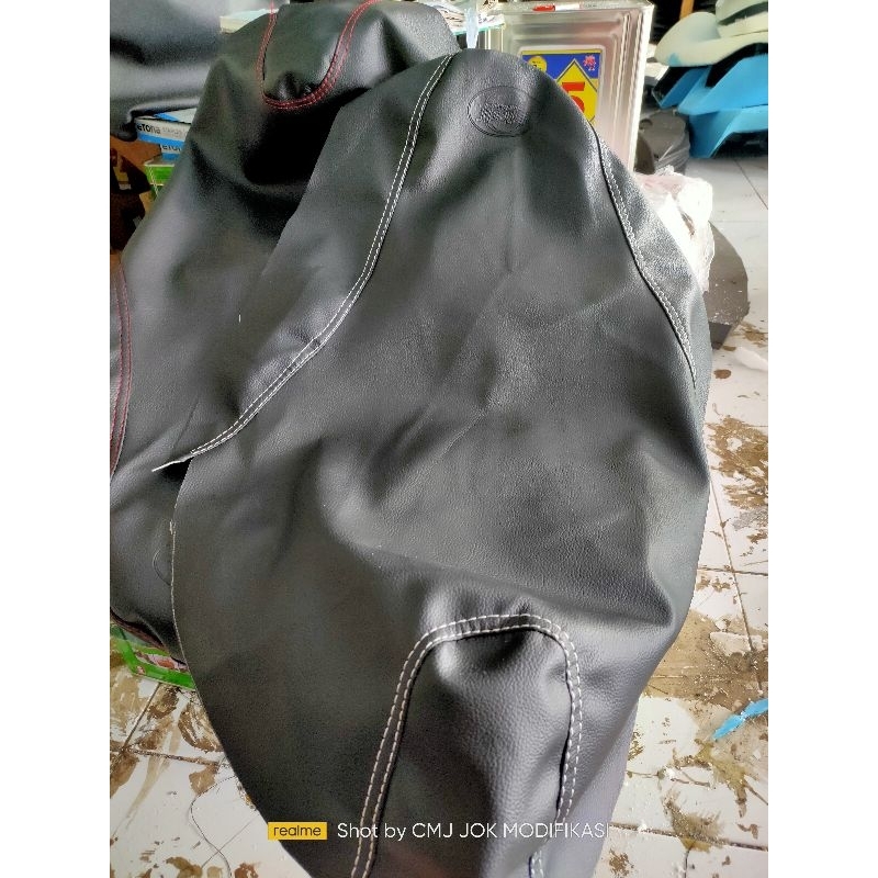 COVER JOK VARIO 110-Sarung kain jok motor Vario 125 Vario 150 mbtech
