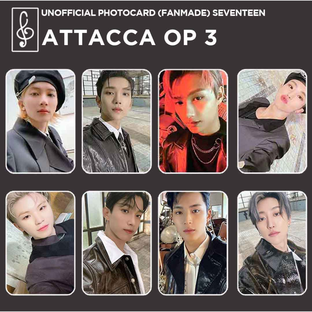 [REPLIKA SEVENTEEN] ATTACCA PHOTOCARD  UNOFFICIAL