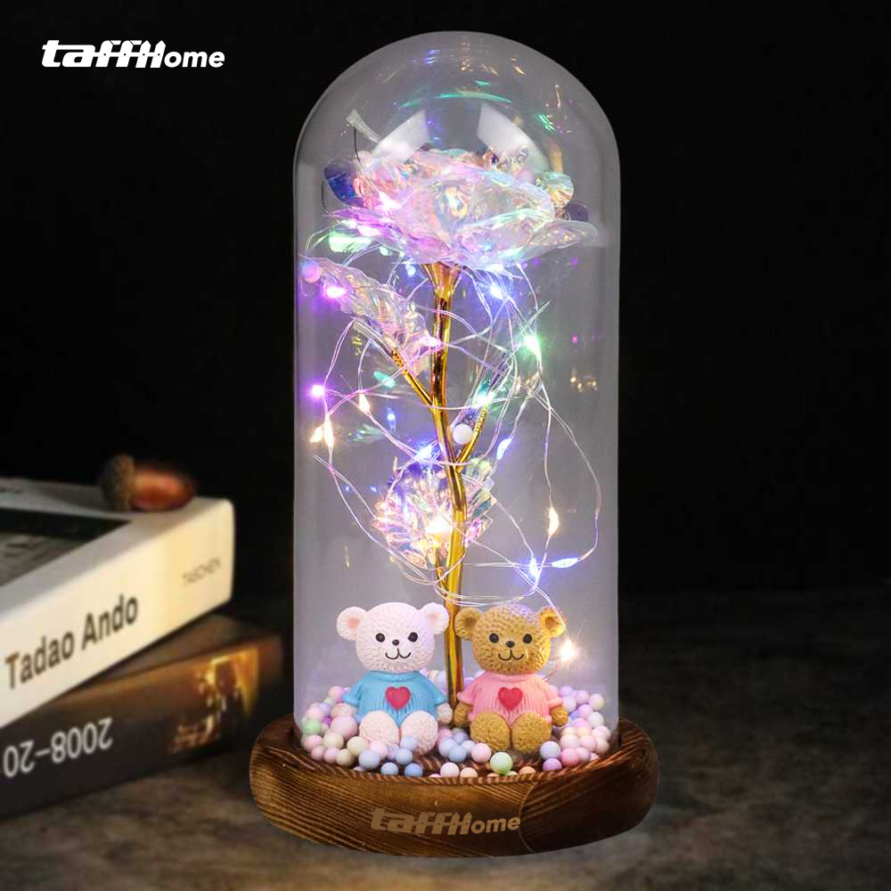 Lampu Hias Bunga Mawar Lampu LED Dekorasi Galaxy Rose Eternal Fairy String Lights -003