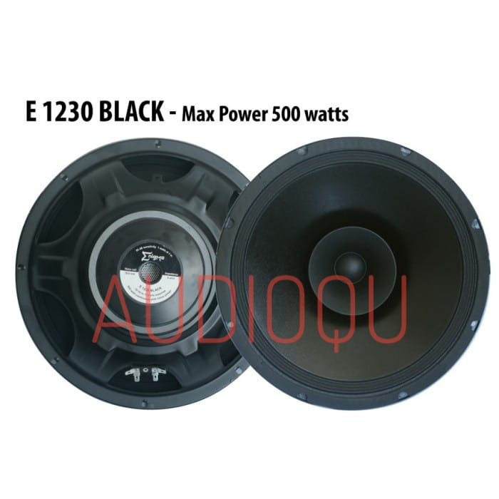 SPEAKER ENIGMA 12 INCH E 1230 / E1230 / E-1230 BLACK 500W full range