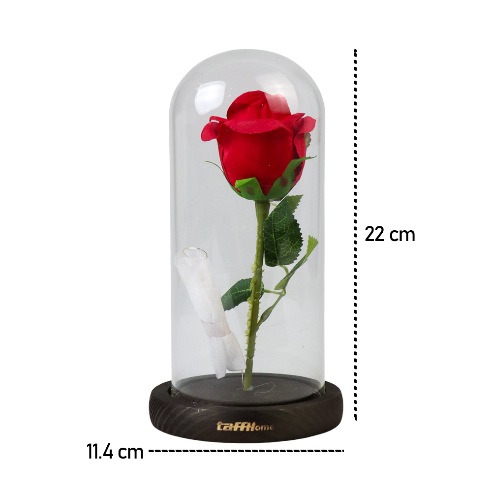 Lampu Meja Hias LED Mawar Beauty &amp; The Beast Warm White - AC01