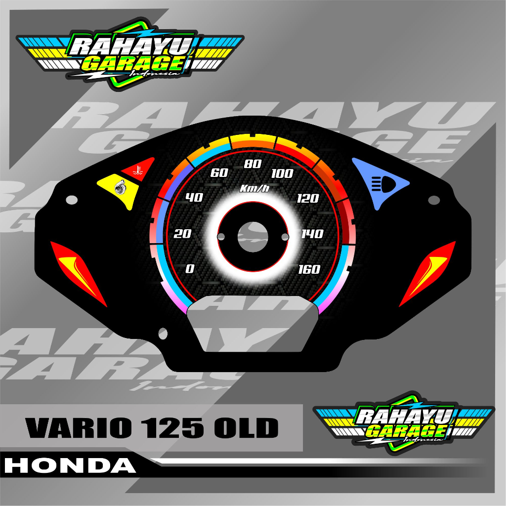 papan speedometer custom vario 125 OLD panel spido meter vario 125 OLD