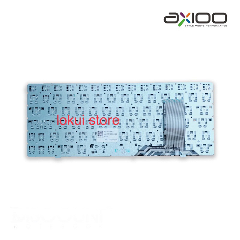 KEYBOARD LAPTOP AXIOO MYBOOK 11 11+ M1189C N1103A NBAX1830 BLACK HITAM