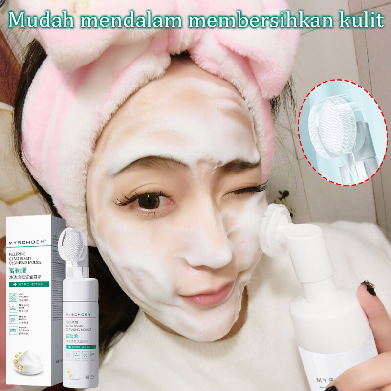 Cleansing mousse pembersih Pemutih wajah pembersih Whitening facial cleanser 150ML Amino Acid Ultra Gentle Cleansing Mousse Memutihkan/Melembabkan/Mencerahkan kulit/Mengelupas/Memperbaiki warna kulit