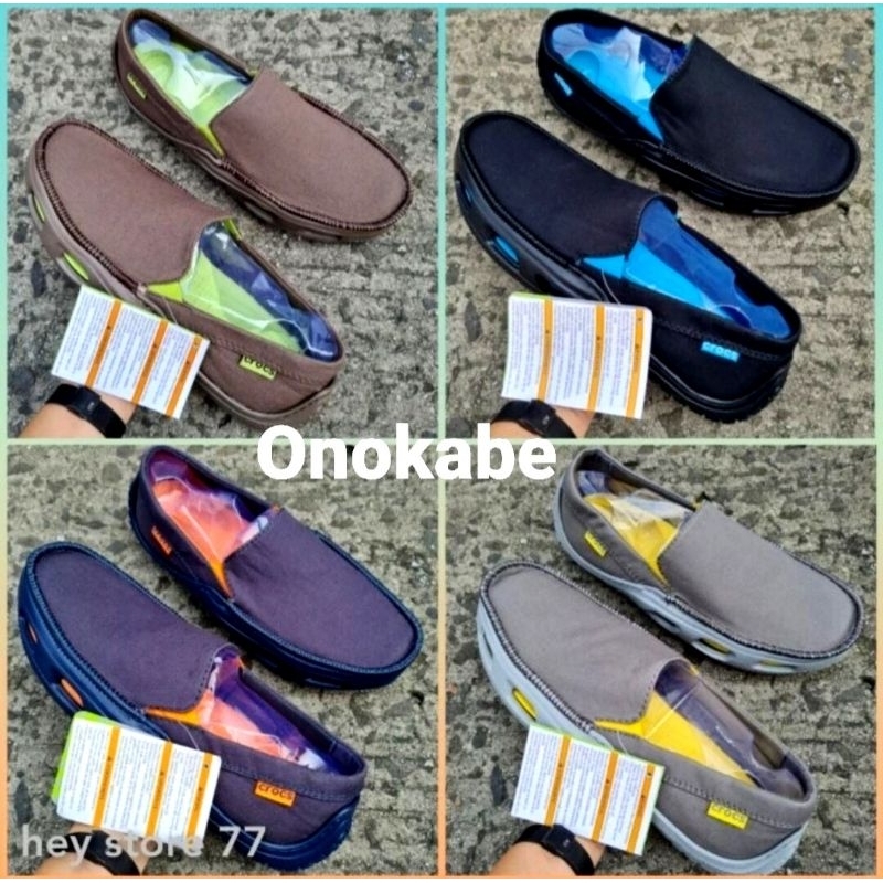 Sepatu Crocs Pria Tideline Sport Canvas