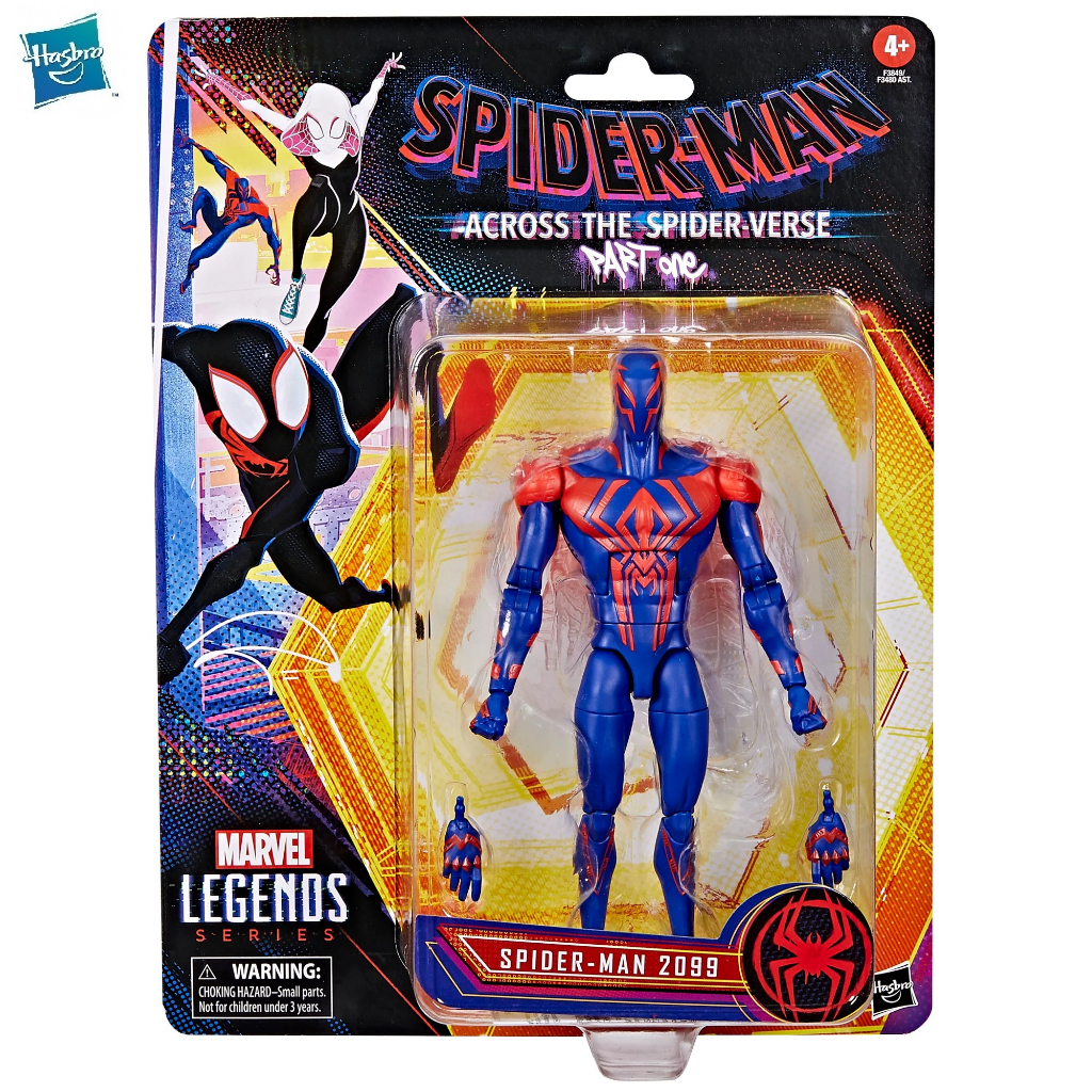 MARVEL Legends Retro Spider-Man Across The Spider-Verse Part One Wave Spider-Man 2099 Action Figure