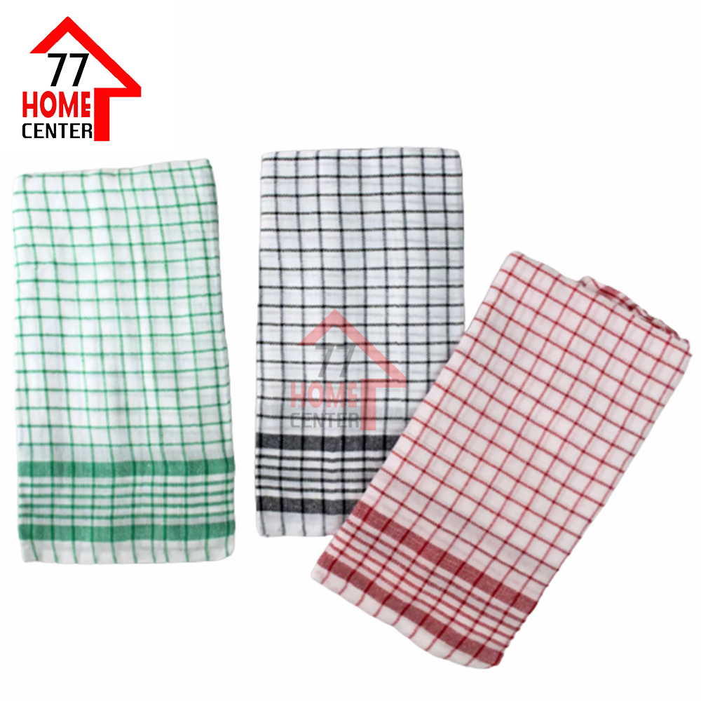 Serbet Dapur Kain 12 Pcs Serbaguna / Serbet Lap Piring / Serbet Kain Dapur / Serbet Lap Sendok / Serbet Lap meja