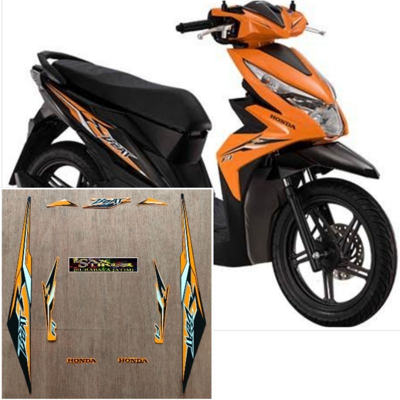 Striping original Honda Beat Philipina tahun 2016 2019