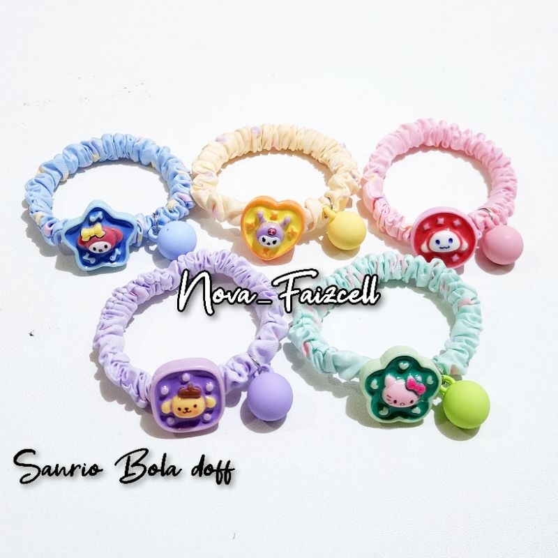 Ikat Rambut Sanrio Bola Doff Premium Karet Import Dewasa ( BX - MK2 )