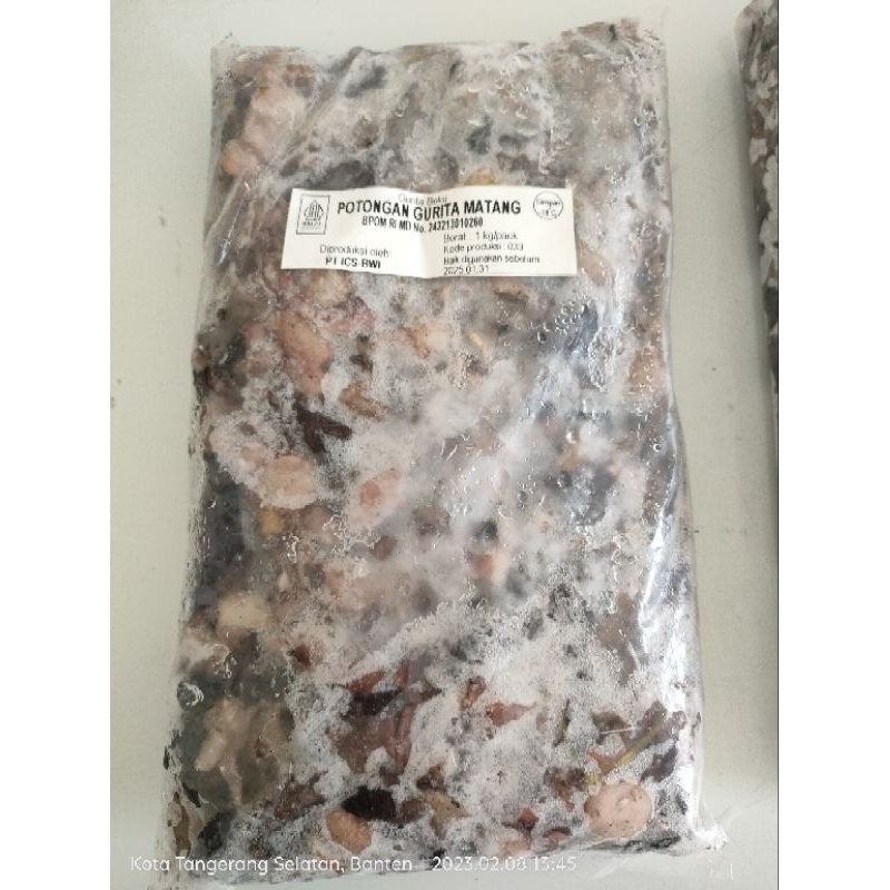 

Gurita Octopus Tako Cut Tetelan Potongan Gurita Matang berat 1kg