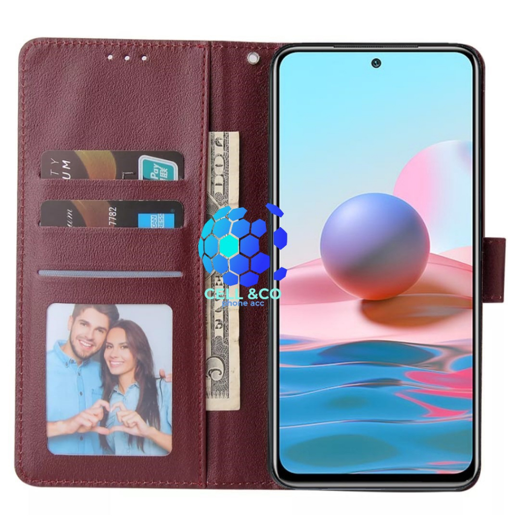 FLIP COVER REALME C55 LEATHER WALLET PREMIUM FLIP CASE BUKA TUTUP KESING HP CASING FLIP CASE WALLET REALME C55