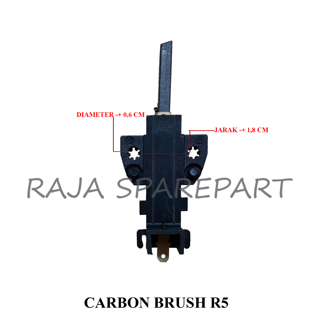 Carbon Brush R-5 Mesin Cuci Front Loading