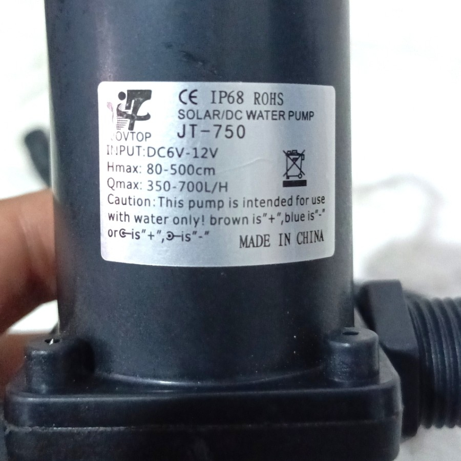 Ciasaatcisarua Pompa Air Dc 6V 12V Water Heater Booster Pump Solar Panel Pump Dc