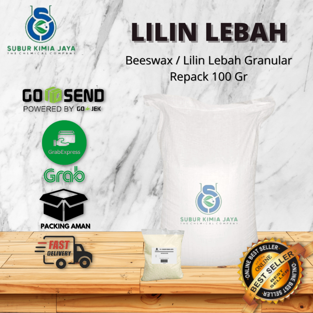 

Beeswax Butiran 100 gr Premium