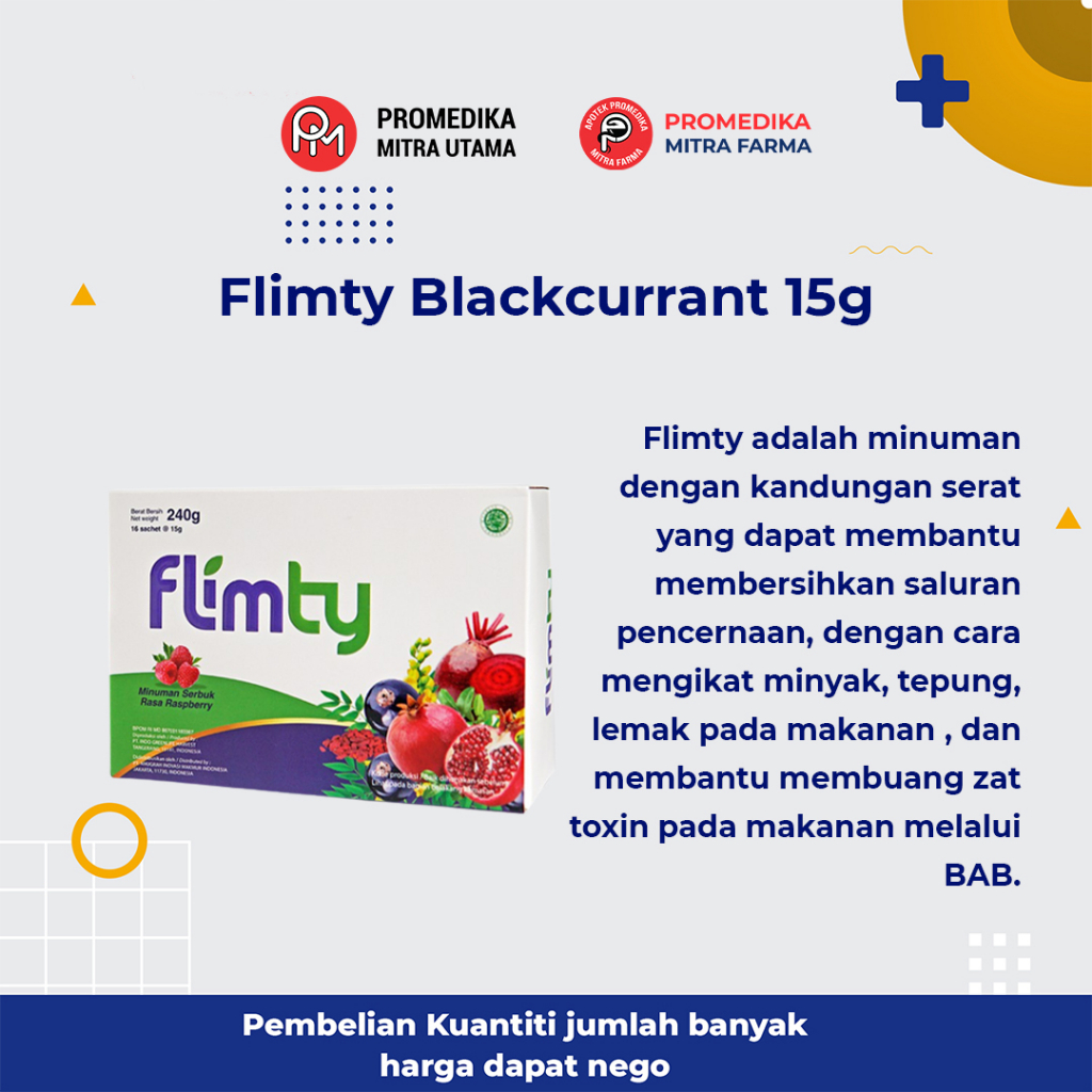 

Flimty Blackcurrant 15g Sach Isi 16