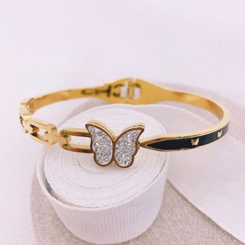 Gelang Titanium asli Premium Quality Anti karat anti alergi Stainless steel ori Gt05